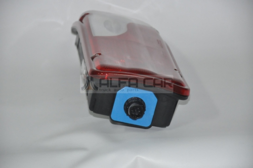 AC1756754 Фонарь задний левый; с подсветкой номера (LC8) Scania P/G/R/T Series 2006 => SCANIA S Truck (2016-2021); 156770  с подсветкой номера (белое стекло) АМР разъем сбоку Alfa Car3